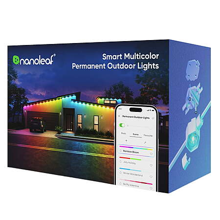 [Regional YMMV] Nanoleaf Smart Matter Multicolor Permanent Outdoor Lights: 16.6-Ft $7, 50-Ft $50, 100-Ft $99 + Free S&H w/ Walmart+ or on $35+