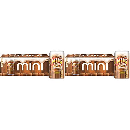 20-Pack 7.5-Oz Mug Root Beer Soda Mini Cans - 2026-03-16