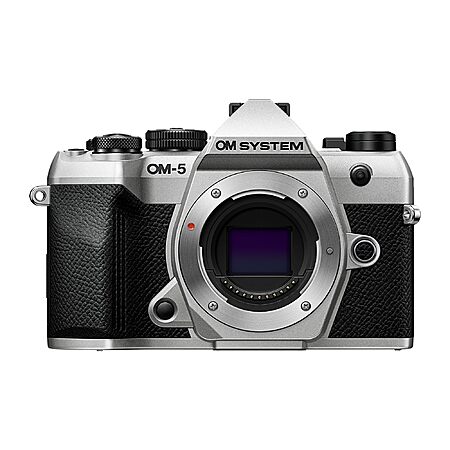 OM SYSTEM OM-5 Mark II 20.4MP Mirrorless Camera Body (Silver)