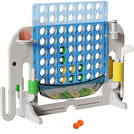 4-In-1 Giant Outdoor Game w/ Adjustable Height (2.6'-4.3') $49.50 + Free Shipping