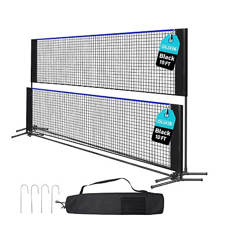 10-Ft OLIXIS Adjustable Height Badminton Net Set w/ Bag $25.99 + Free Shipping w/ Prime or on $35+