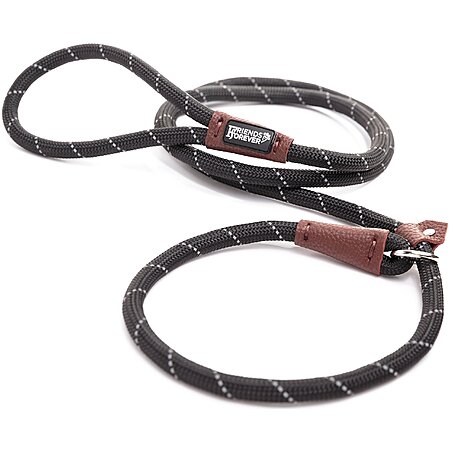 6-Ft 0.5" Thick Friends Forever Dog Rope Leash (Black) $8.13 + Free Shipping w/ Prime or on $35+