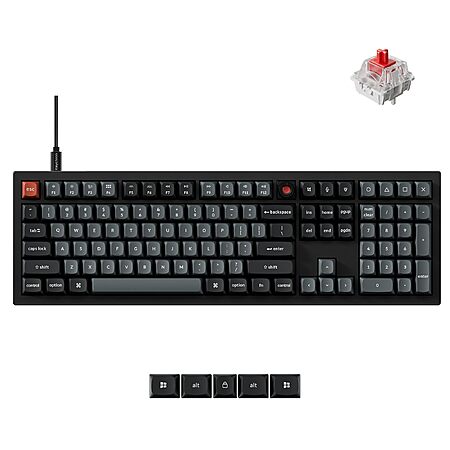 Keychron V6 8K Full Size Wired Mechanical Keyboard (Red, Banana or Brown Switches) $76.49 + Free Shipping