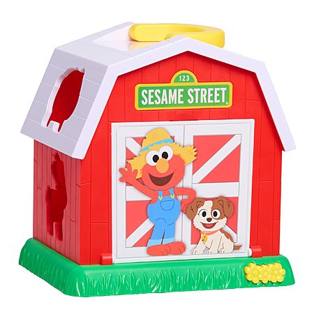 Sesame Street Elmo's Learn & Sort Barn 6-Piece Shape Sorter w/ Music & Sounds $9.34 + Free Shipping w/ Prime or on $35+