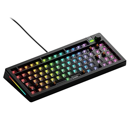 Glorious GMMK 3 75% Barebones Wired Mechanical Gaming Keyboard with Modular Gasket System & Knob $52.49 + Free Shipping