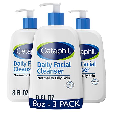 3-Pack 8-Oz Cetaphil Face Wash $7.67 w/ S&S + Free Shipping w/ Prime or on $35+