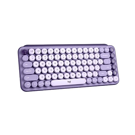 Logitech POP Keys Mechanical Wireless Keyboard w/ Customizable Emoji Keys & Multi-Device Bluetooth (Purple) $49.99 + Free Shipping