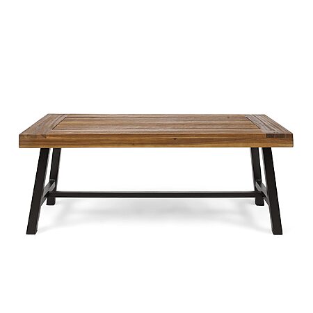 Christopher Knight Home Carlisle Outdoor Acacia Wood Coffee Table (27"Dx46"Wx18"H) $75 + Free Shipping