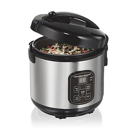 Hamilton Beach Digital Programmable Rice Cooker & Food Steamer $35.77 ...