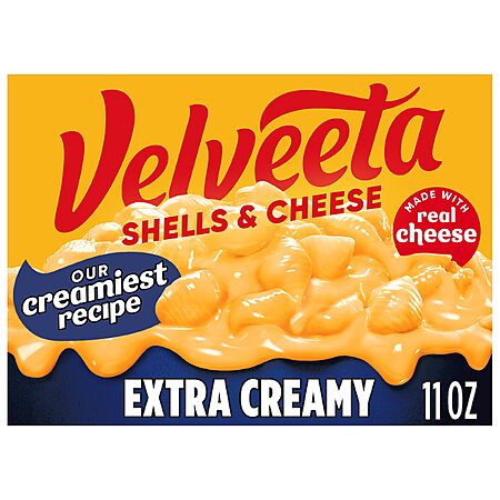 11-Oz Velveeta Extra Creamy Shells & Cheese $1.90 w/ S&S