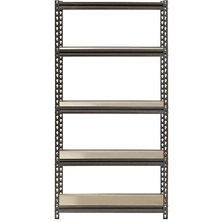 5-Shelf Muscle Rack Steel Shelving Unit (30"W x 12"D x 60"H) $20.80