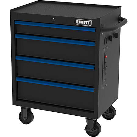 27" HART 4-Drawer Rolling Tool Cabinet $119.60 + Free S&H
