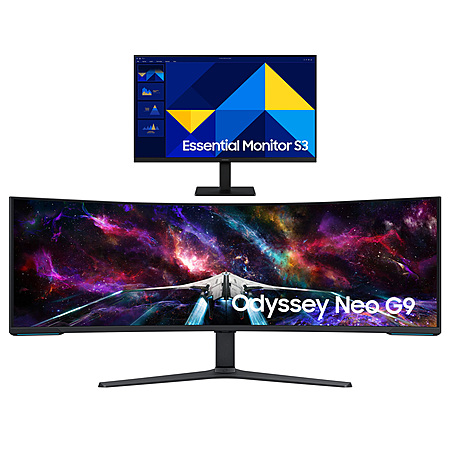 Samsung EPP & EDU: 57" Odyssey Neo G9 240Hz Dual 4K Curved Gaming Monitor + 27" 1080p 100Hz IPS Monitor $1250 + Free S/H