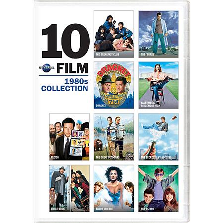 Universal 10-Film 1980's Collection (DVD) $13