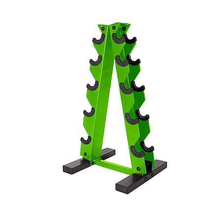 5-Tier CAP Barbell A-Frame Dumbbell Weight Rack (Green) $18.70