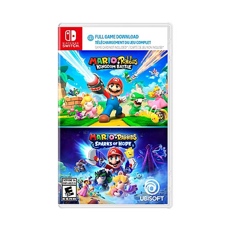 Mario + Rabbids Dual Pack (Nintendo Switch Code in a Box) $9.99 + Free Shipping w/ Prime or on $35+