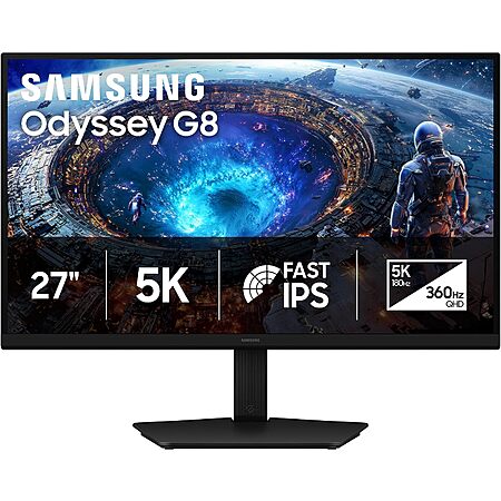 Samsung EDU/EPP Members: 27" Samsung Odyssey G8 G80HF 5K Dual IPS Monitor (2026) $450 + Free S&H