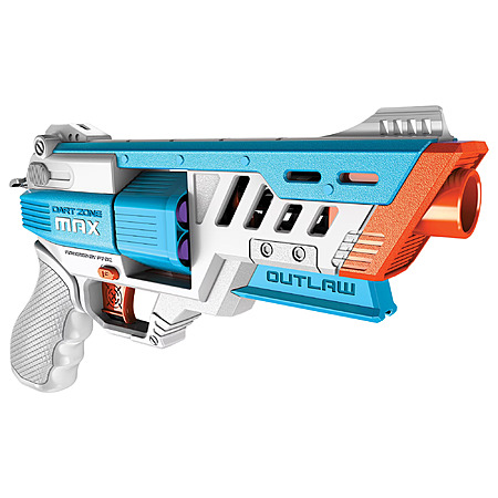 Dart Zone Max Nitroshot+ Outlaw Hammer-Prime Half-Length Dart Blaster $15.62 + Free Shipping w/ Walmart+ or on $35+