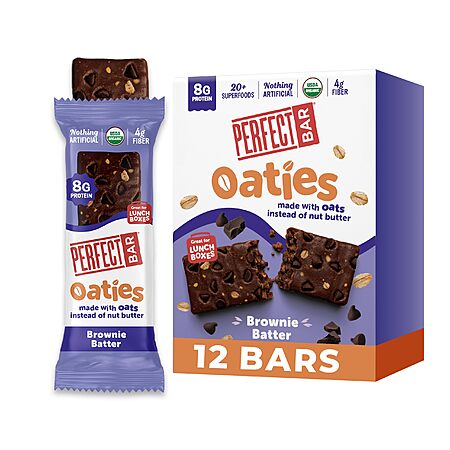 12-Ct 1.83-Oz Perfect Bar Oaties Brownie Batter Gluten-Free Protein Bars $14.94 w/ S&S + Free Shipping w/ Prime or on $35+