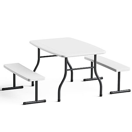 38" MAKE CHANGES Kids Picnic Table & Bench Set $49.99 + Free Shipping