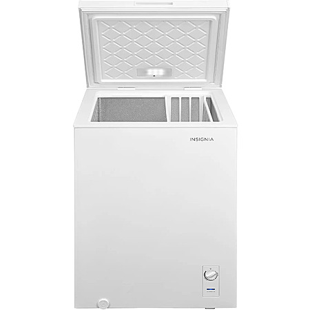 5 Cu. Ft. Insignia Garage-Ready Chest Freezer $130 + Free S&H