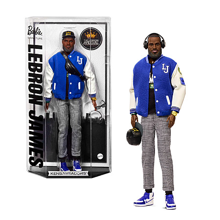 Barbie Signature Kenbassadors LeBron James Collectible Doll w/ Varsity Jacket & Accessories $25 + Free Shipping w/ Walmart+ or on $35+