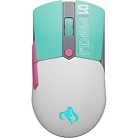 ASUS TUF Gaming Hatsune Miku Edition Tri-Mode Wireless Optical Mouse (Turquoise/Neon Pink) $75.99 + Free Shipping