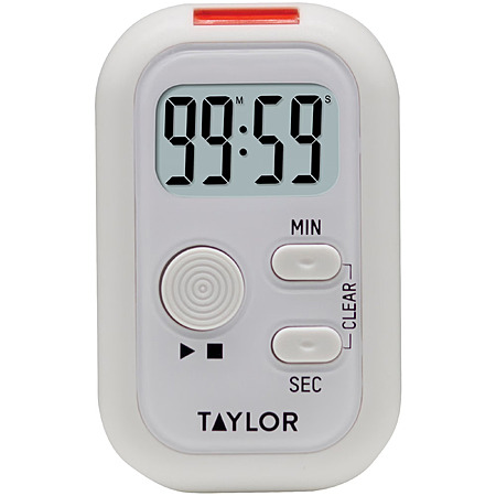 Taylor Digital Kitchen Timer w/ Light, Sound & Vibration Alerts $5.75 + Free Shipping w/ Walmart+ or on $35+