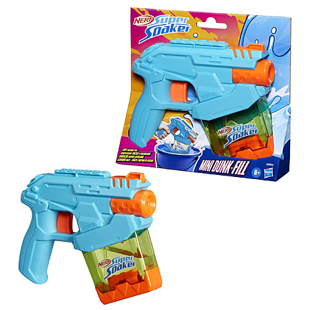 Nerf Super Soaker Mini Dunk-Fill 3.4-Oz Water Blaster $4.47 + Free Shipping w/ Walmart+ or on $35+