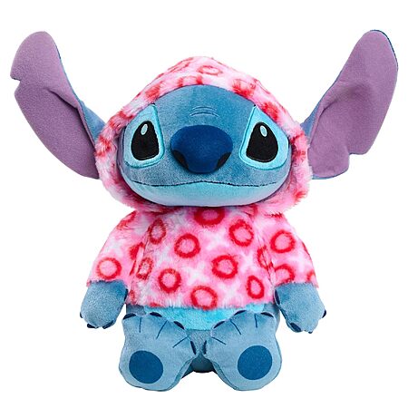 Disney Stitch 13" Valentine's Heart Hoodie Large Plush Stuffed Animal $9.99 + Free Shipping w/ Prime or on $35+