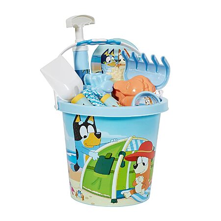 9-Count Little Kids Bluey Beach & Sand Toys Set w/ Bucket, Shovel, Rake & More $10.49 + Free Shipping w/ Prime or on $35+