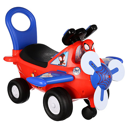 Marvel Spidey Lights & Sounds Activity Plane Ride-On Toy (Ages 12-36 Months) $25 + Free Shipping w/ Walmart+ or on $35+