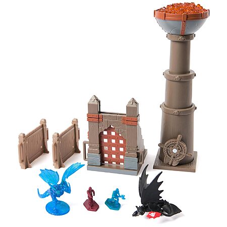 DreamWorks Dragons Trial of Flame Torch Tower Playset $5.20 + Free Shipping w/ Prime or on $35+
