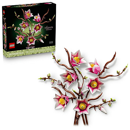 435-Piece LEGO Botanicals Magnolia Branches Building Set $39.95 + Free Shipping
