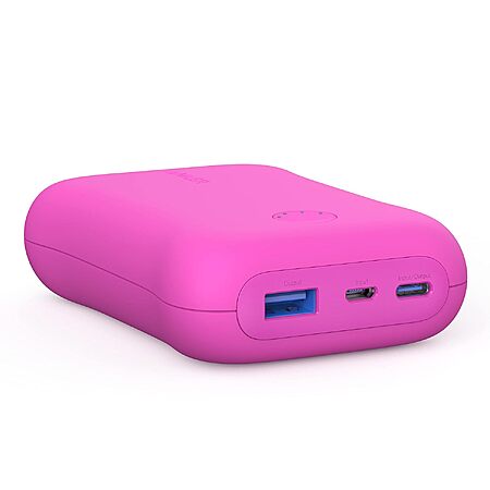 10,000mAh Anker Portable Charger w/ Silicone Cover (Pink) $15.99 + Free Shipping w/ Prime or on $35+
