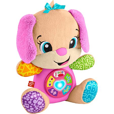 Fisher-Price Laugh & Learn Smart Stages Sis Pink Plush Musical Learning Toy $13.69 + Free Shipping w/ Prime or on $35+