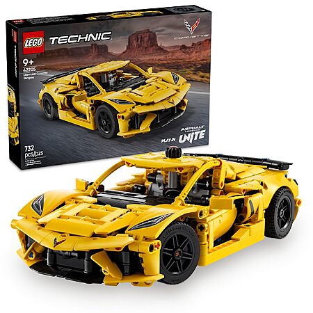 732-Piece LEGO Technic Chevrolet Corvette Stingray Building Set (42205) $35.99 + Free Shipping