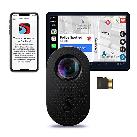Cobra SC120 QHD 1440P Dash Cam w/ Built-In WiFi $59.95 + Free Shipping