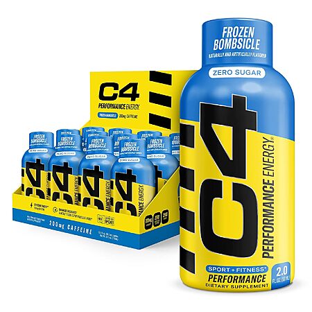 [Prime] 12-Pack 2-Oz C4 Performance Energy Shots (Various Flavors) $22.80 + Free Shipping