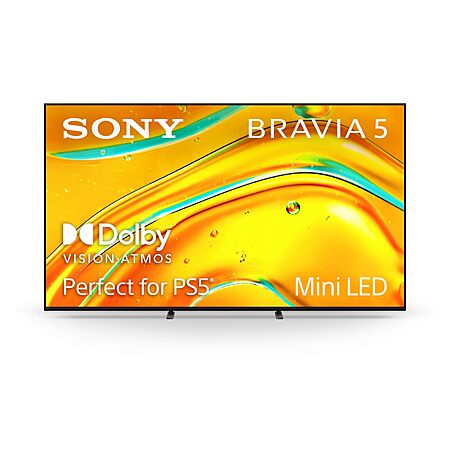[Amazon Business Only] 85" Sony Bravia 5 Mini LED 4K HDR Google TV (2025) $1299.97 + Free Shipping