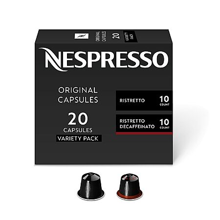 20-Ct Nespresso Original Espresso Capsules