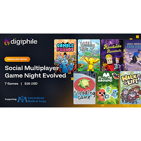 7-Item Social Multiplayer Games Bundle: Wobbly Life, Gamble With Your Friends & More (PC Games)