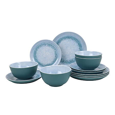 12-Piece Better Homes & Gardens Melamine Dinnerware Set (5 Colors) $16.23 + Free Shipping w/ Walmart+ or on $35+