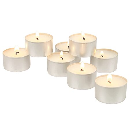 Stonebriar 100 Pack Unscented 8 Hour Tea lights $13.59 @ Amazon