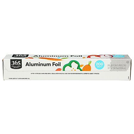 365 by Whole Foods Market, Aluminum Foil, 200 Sq Ft Possible $7 or less @ Amazon Prime