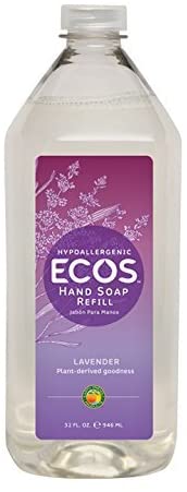 32-Oz Earth Friendly Products Hand Soap Refill, Lavender $3.39 + Free Prime Shipping