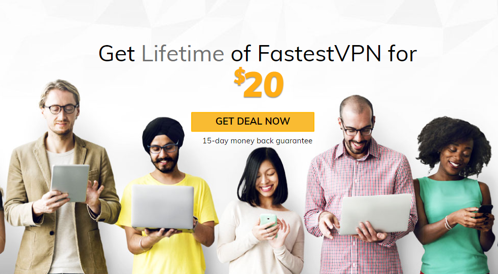 Black Friday Special - FastestVPN Lifetime Plan with 10 Multi Logins for US $20