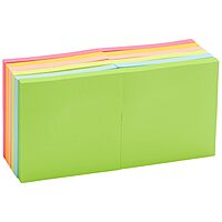 Amazon Basics 12-Pack 3" x 3" Bulk Sticky Notes Office Supplies (Assorted Colors) $3.71