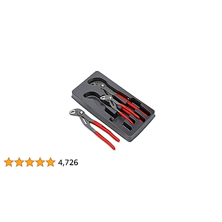 Knipex 00 20 09 V02 "Cobra" Pliers Set (3 Piece) - $83.13