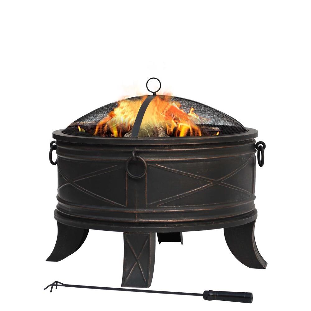 Hampton Bay Quadripod 26 in. Round Fire Pit [YMMV] - $20.03 in store